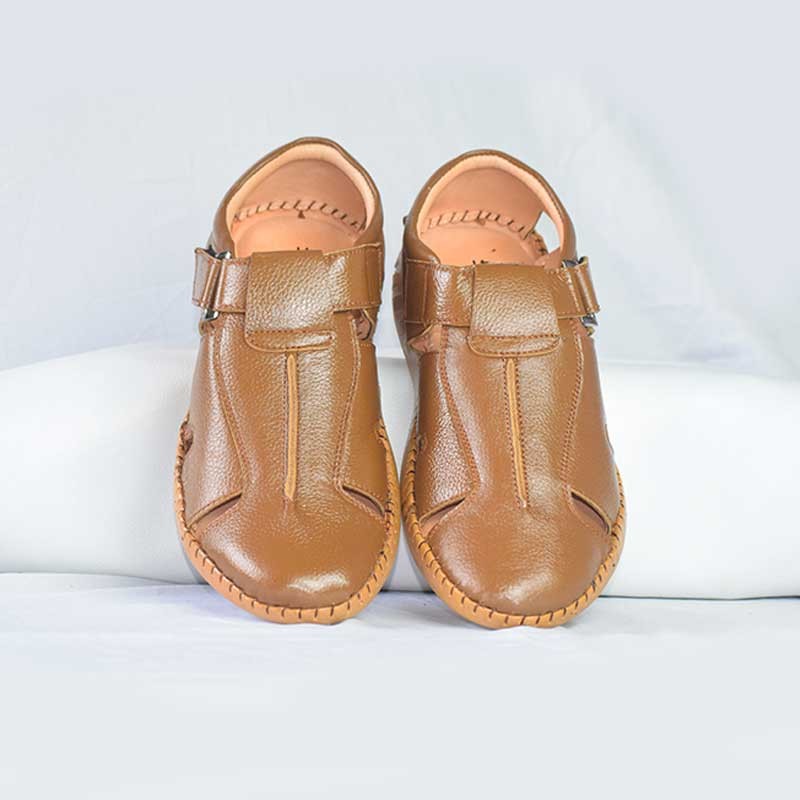 Best SKM Genuine Leather Soft Sandal