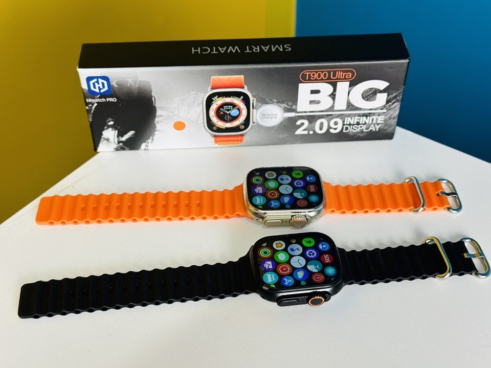 T900 Ultra Smartwatch (Orange & Black)